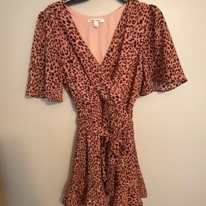 Cheetah print dress